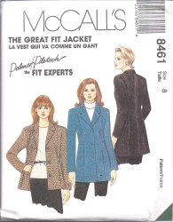 8461 PALMER PLETSCH FIT COLLAR JACKET PATTERN 16